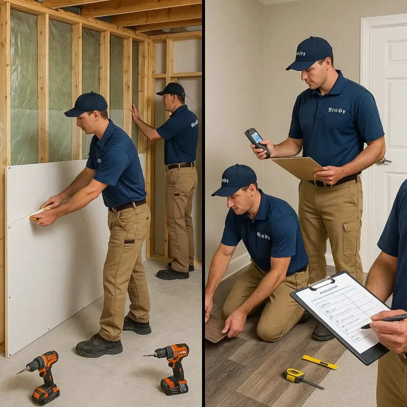Repairs and Reconstruction process in Johnson County, KY